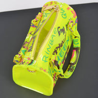 Graffiti Pvc Boston Bag