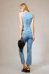 Corset Fitted Denim Vest