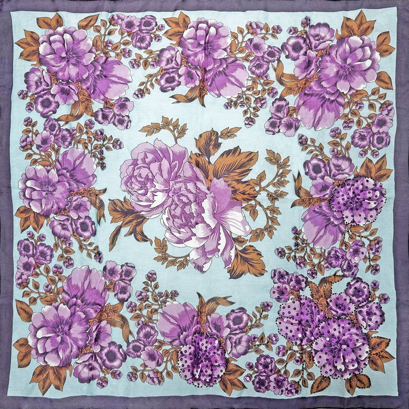 Beauty Hand Embellished Bandana Scarf