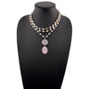 "I Follow My Heart" Hummingbird Long Rosary Chain Necklace