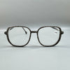 Grey Handmade Rhinestone Large Frame Round Reader