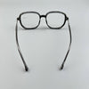 Grey Handmade Rhinestone Large Frame Round Reader
