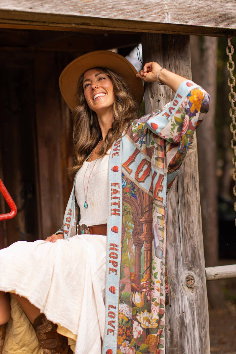Love Language Opera Duster Kimono