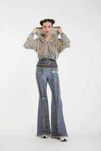 Jean Stretch Legging Pants - Basic Smoke - Belt Stack Waist