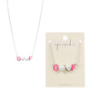Retro Enamel Golf Necklace