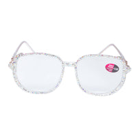AB Rhinestone Handmade Large Frame Round Reader