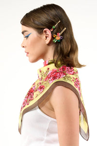 Beauty Hand Embellished Bandana Scarf