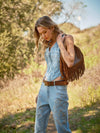 Corset Fitted Denim Vest