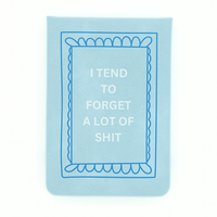 I Tend To Forget - Leatherette Pocket Journal