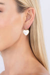 Agnes Heart Drop Earrings