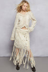 Crochet Fringe Skirt