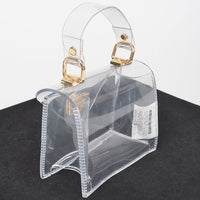Transparent Top Handle Mini Bag