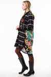 Queen Rules Shirt Dress Silk Back