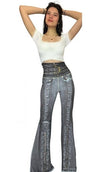 Jean Stretch Legging Pants - Basic Smoke - Belt Stack Waist