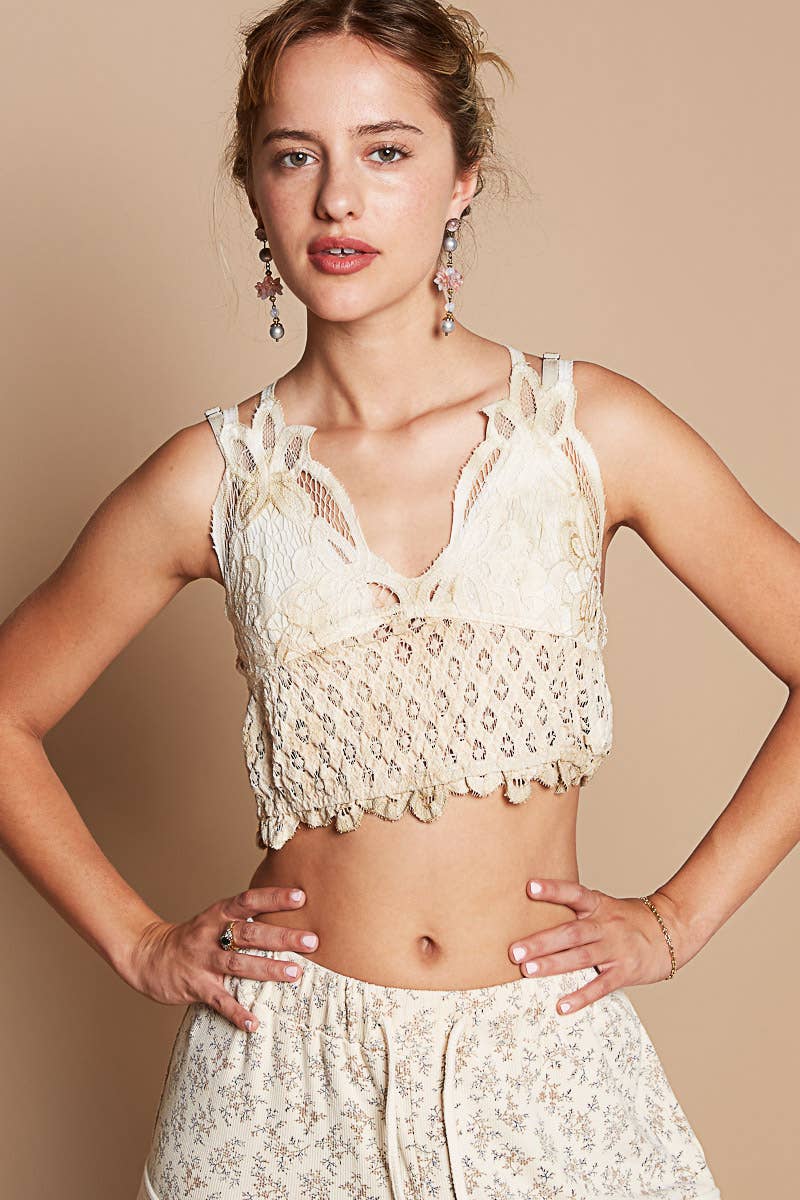 Lace Crochet Bodice Bralette