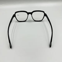 Black Rhinestone Large Frame Round Readers