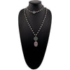 "I Follow My Heart" Hummingbird Long Rosary Chain Necklace