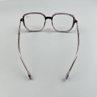 Purple Handmade Rhinestone Large Frame Round Reader
