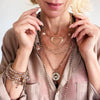 "Love" Open Heart Long Chain Necklace