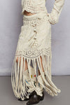 Crochet Fringe Skirt