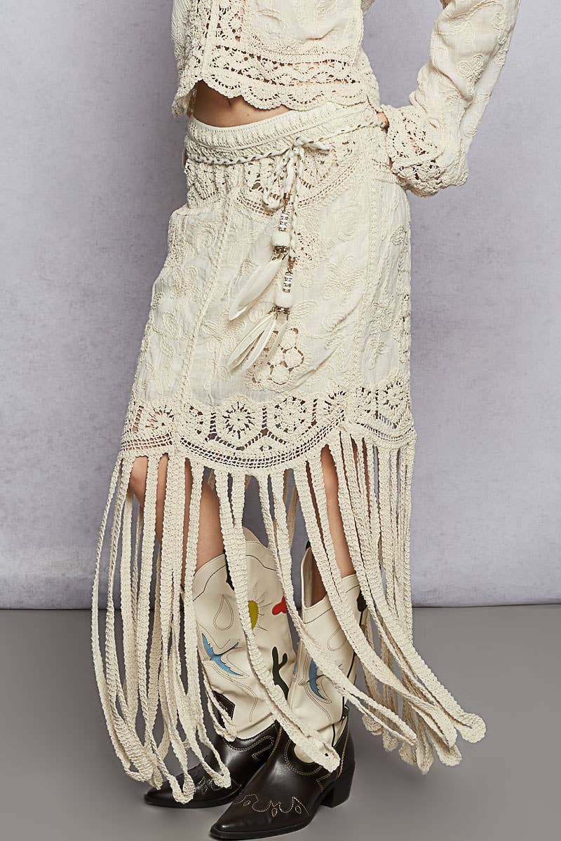 Crochet Fringe Skirt
