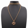 "I Don't Give a Fuck" Shining Heart Essential Necklace