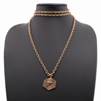 "I Don't Give a Fuck" Shining Heart Essential Necklace