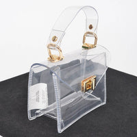 Transparent Top Handle Mini Bag