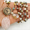 "I Follow My Heart" Hummingbird Long Rosary Chain Necklace