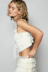 Cropped Lace Vest Top
