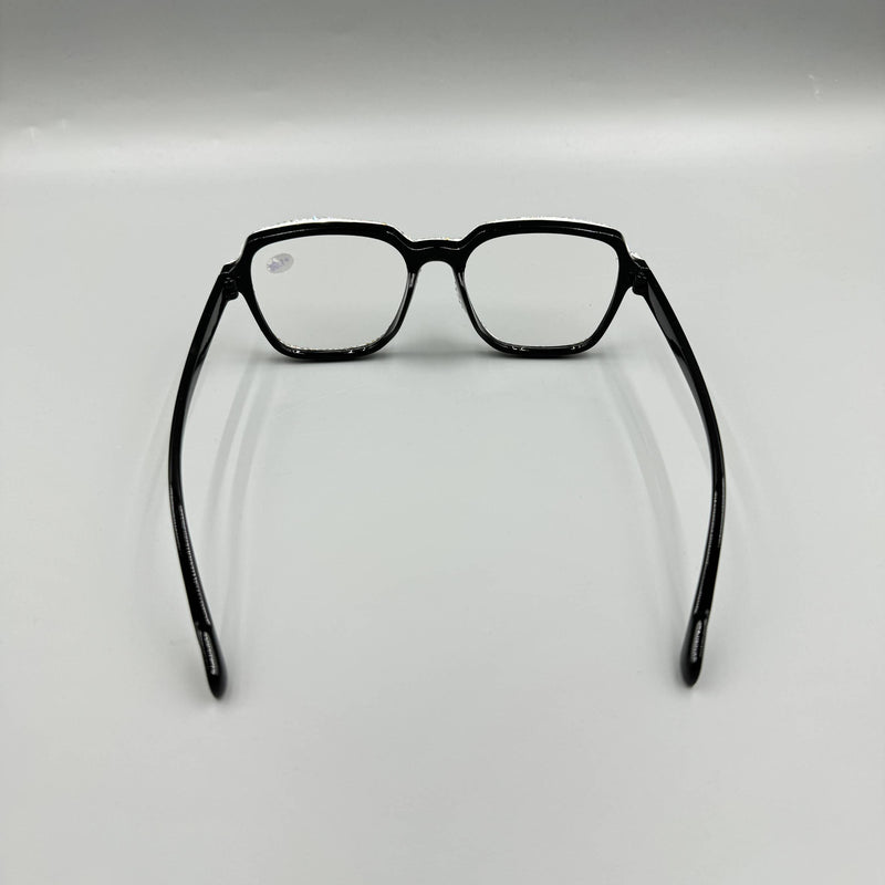Handmade Large Frame Square AB Rhinestone Readers