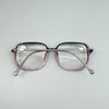 Purple Handmade Rhinestone Large Frame Round Reader