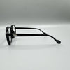 Black Rhinestone Large Frame Round Readers