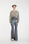 Jean Stretch Legging Pants - Basic Smoke - Belt Stack Waist