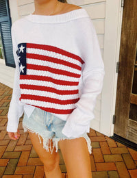 USA Classic Flag Sweater