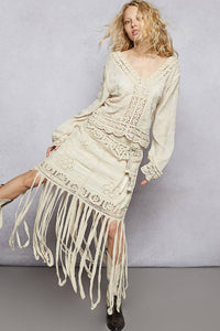 Crochet Fringe Skirt