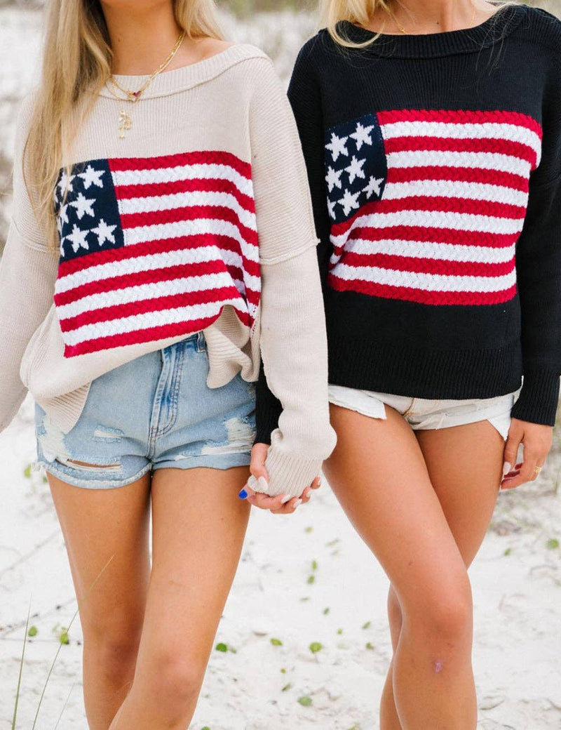 USA Classic Flag Sweater