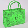 Neon Bandana Print Tote Bag