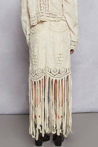 Crochet Fringe Skirt