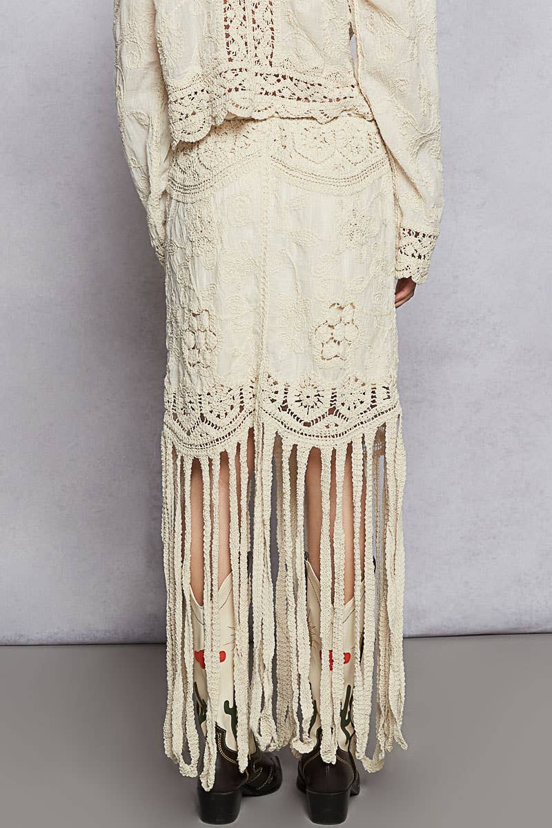 Crochet Fringe Skirt