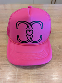 Chicky ❤️ Chicky Logo Trucker Hats