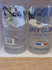 Grey Goose Vodka Upcycled Tumbler Glasses