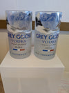Grey Goose Vodka Upcycled Tumbler Glasses