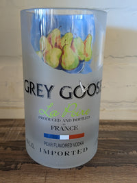 Grey Goose Vodka Upcycled Tumbler Glasses