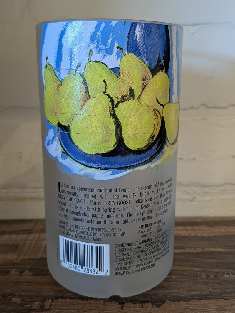 Grey Goose Vodka Upcycled Tumbler Glasses
