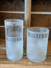 Belvedere Vodka Upcycled Tumbler Glasses