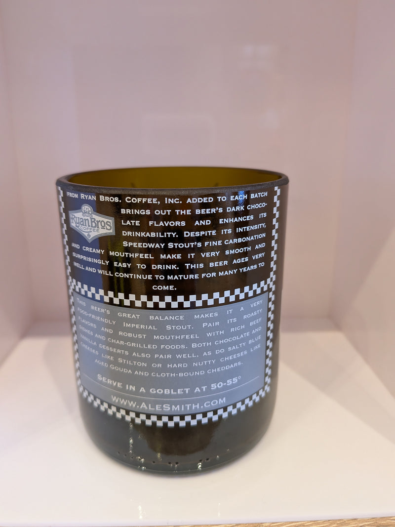 Speedway Stout Upcycled Beer Glass