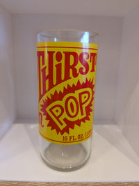 Vintage Thirst Pop Drinking Glass