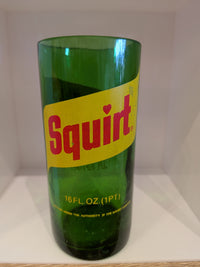 Vintage Squirt Bottle Upcycled into a Drinking Glass