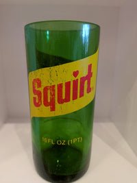 Vintage Squirt Bottle Upcycled into a Drinking Glass